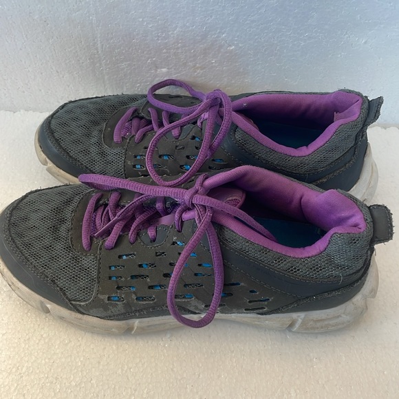 Champion running shoes C9 athletic shoes grey purple turquoise womens size 7 1/2 - Picture 6 of 8
